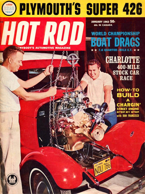 Hot Rod Jan January 1963 
