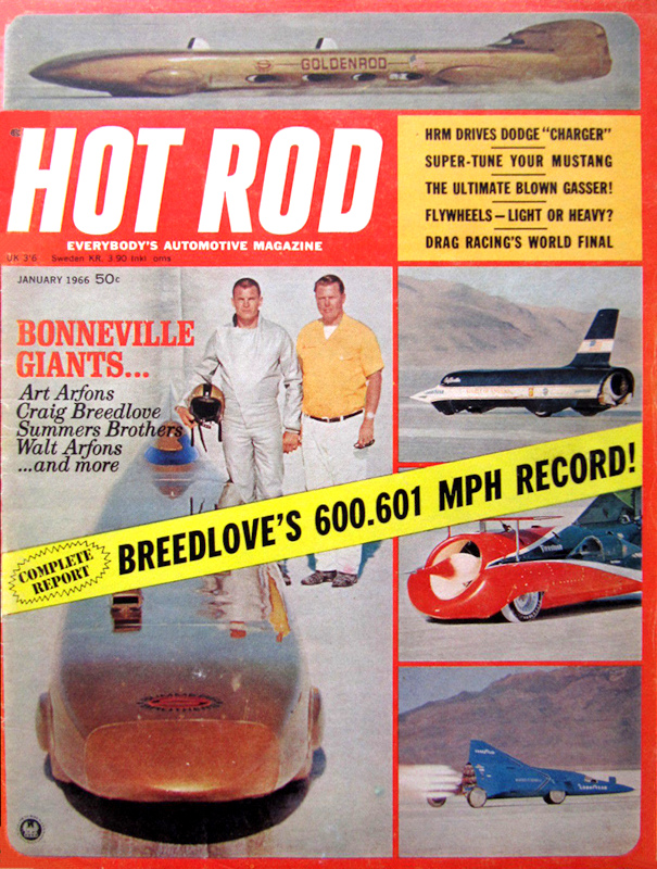 Hot Rod Jan January 1966 