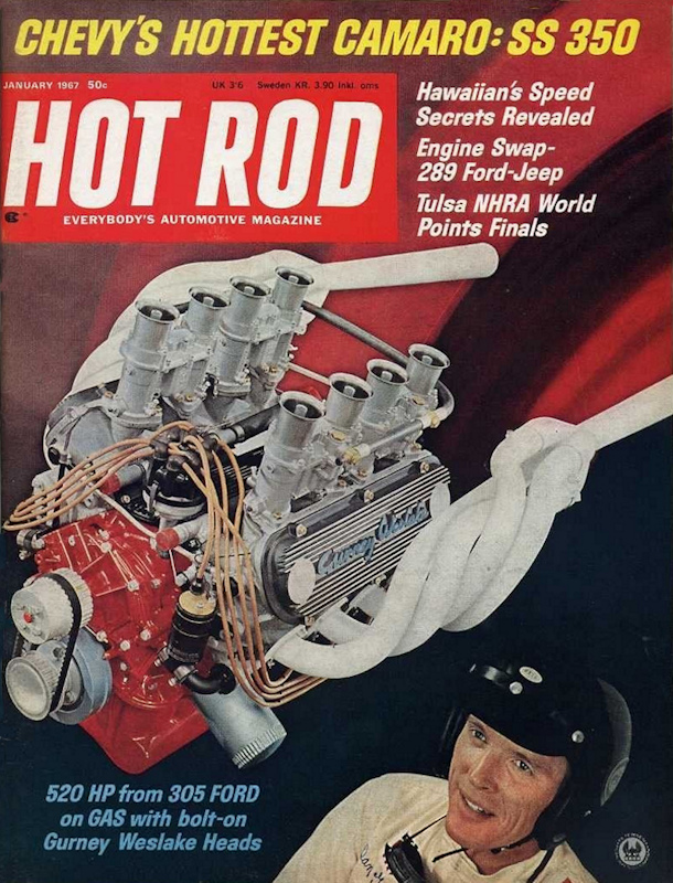 Hot Rod Jan January 1967 