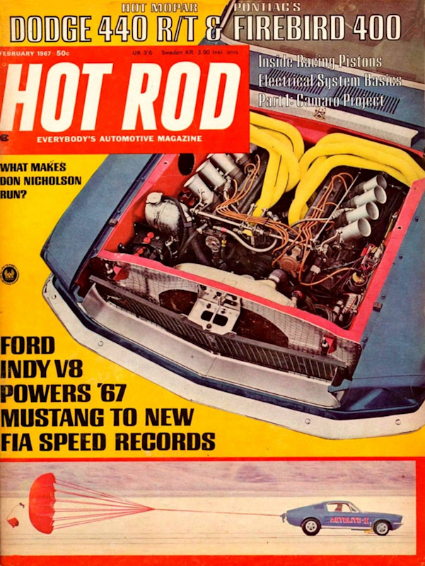 Hot Rod Feb February 1967 