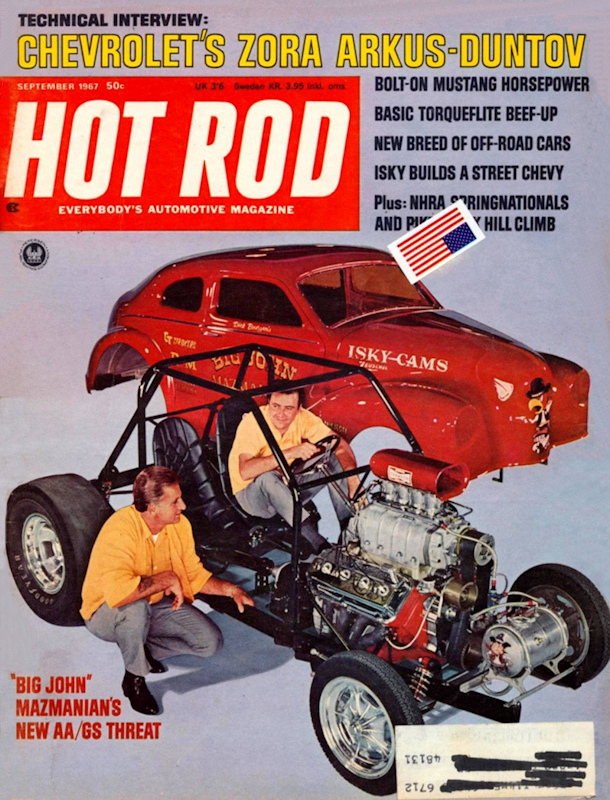 Hot Rod Sept September 1967
