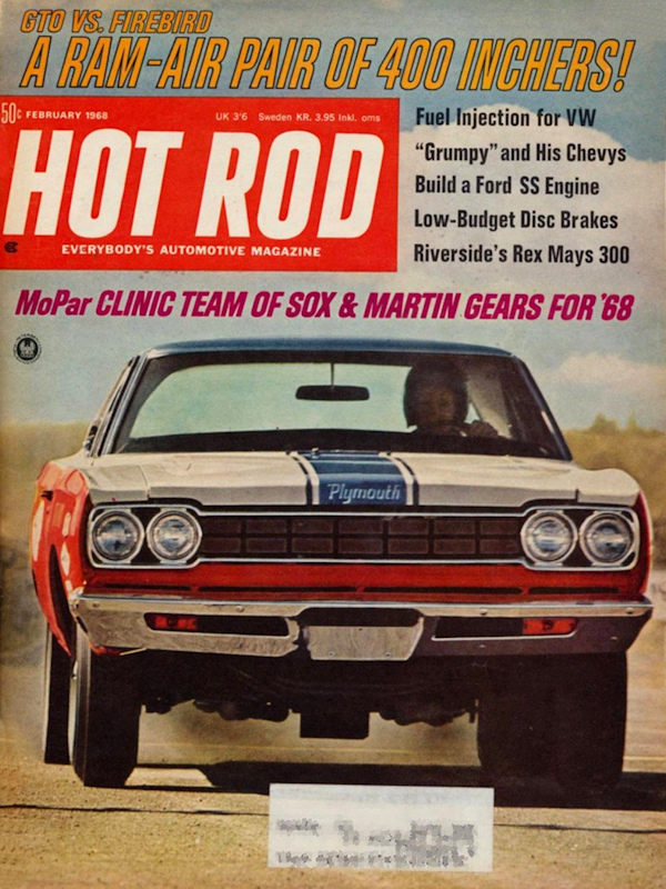 Hot Rod Feb February 1968 