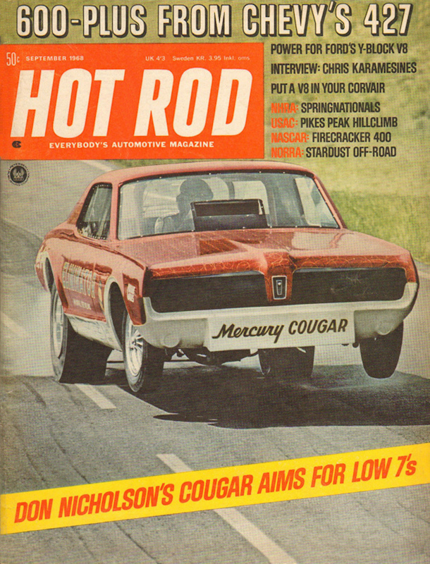 Hot Rod Sept September 1968