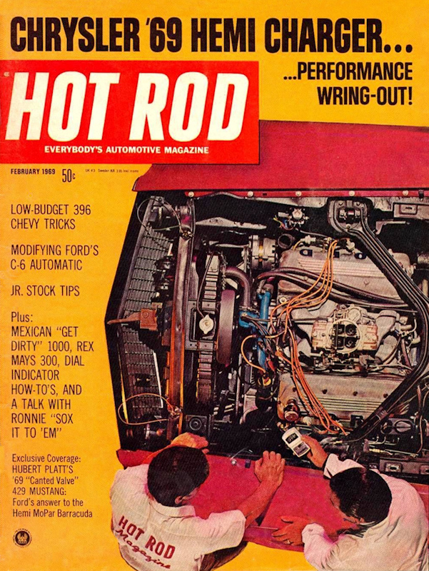 Hot Rod Feb February 1969 