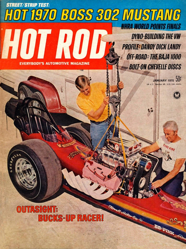 Hot Rod Jan January 1970 