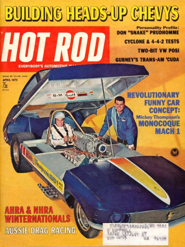Hot Rod Apr April 1970 