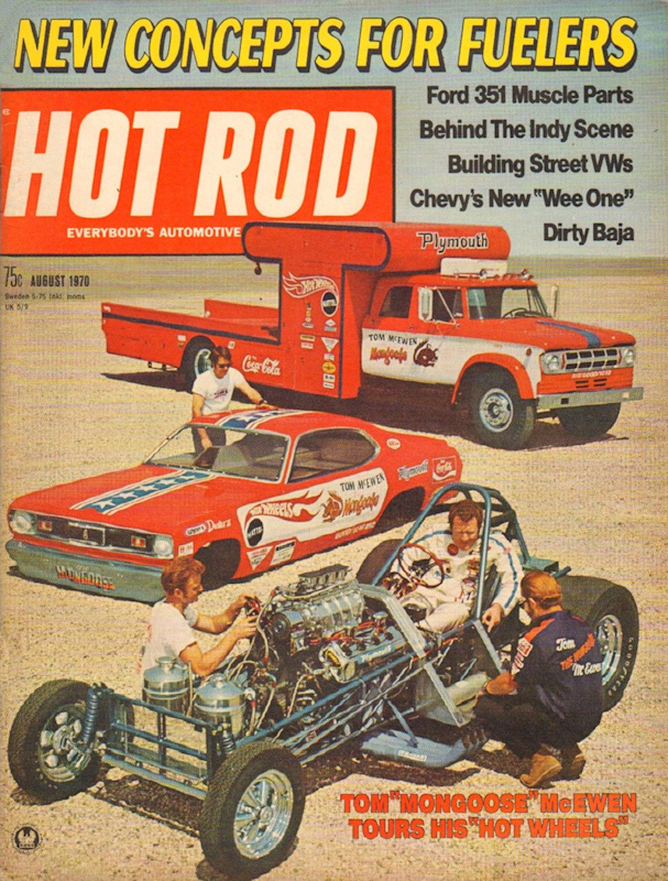 Hot Rod Aug August 1970 