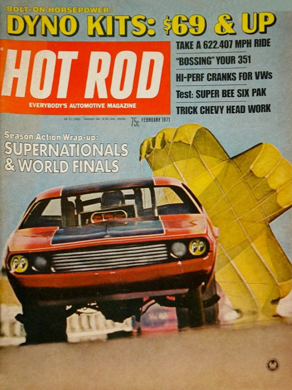 Hot Rod Feb February 1971 