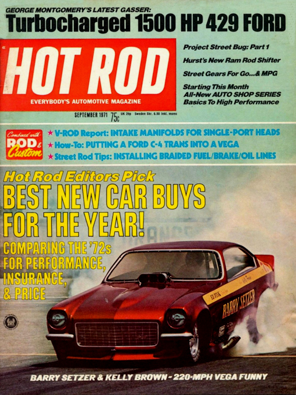 Hot Rod Sept September 1971