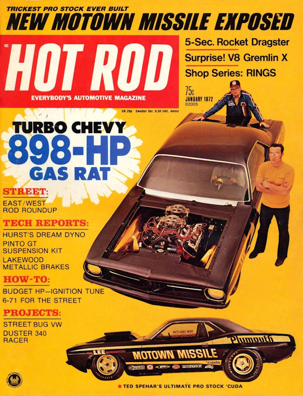 Hot Rod Jan January 1972 