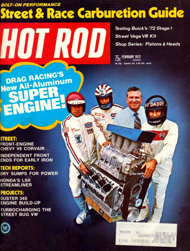 Hot Rod Feb February 1972 