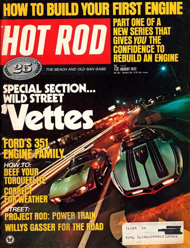 Hot Rod Aug August 1972 