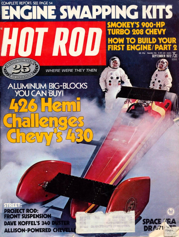 Hot Rod Sept September 1972