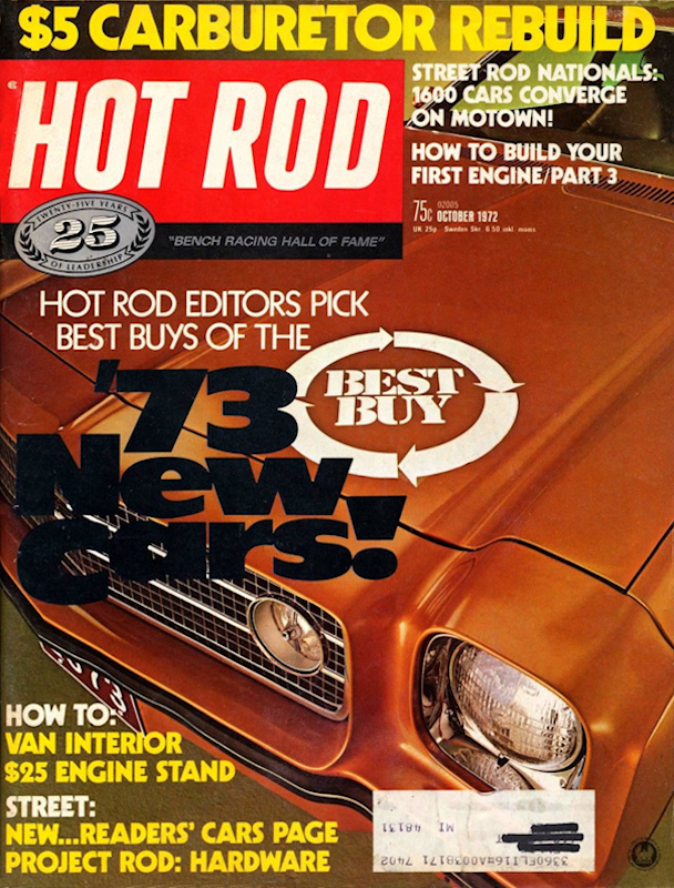 Hot Rod Oct October 1972 