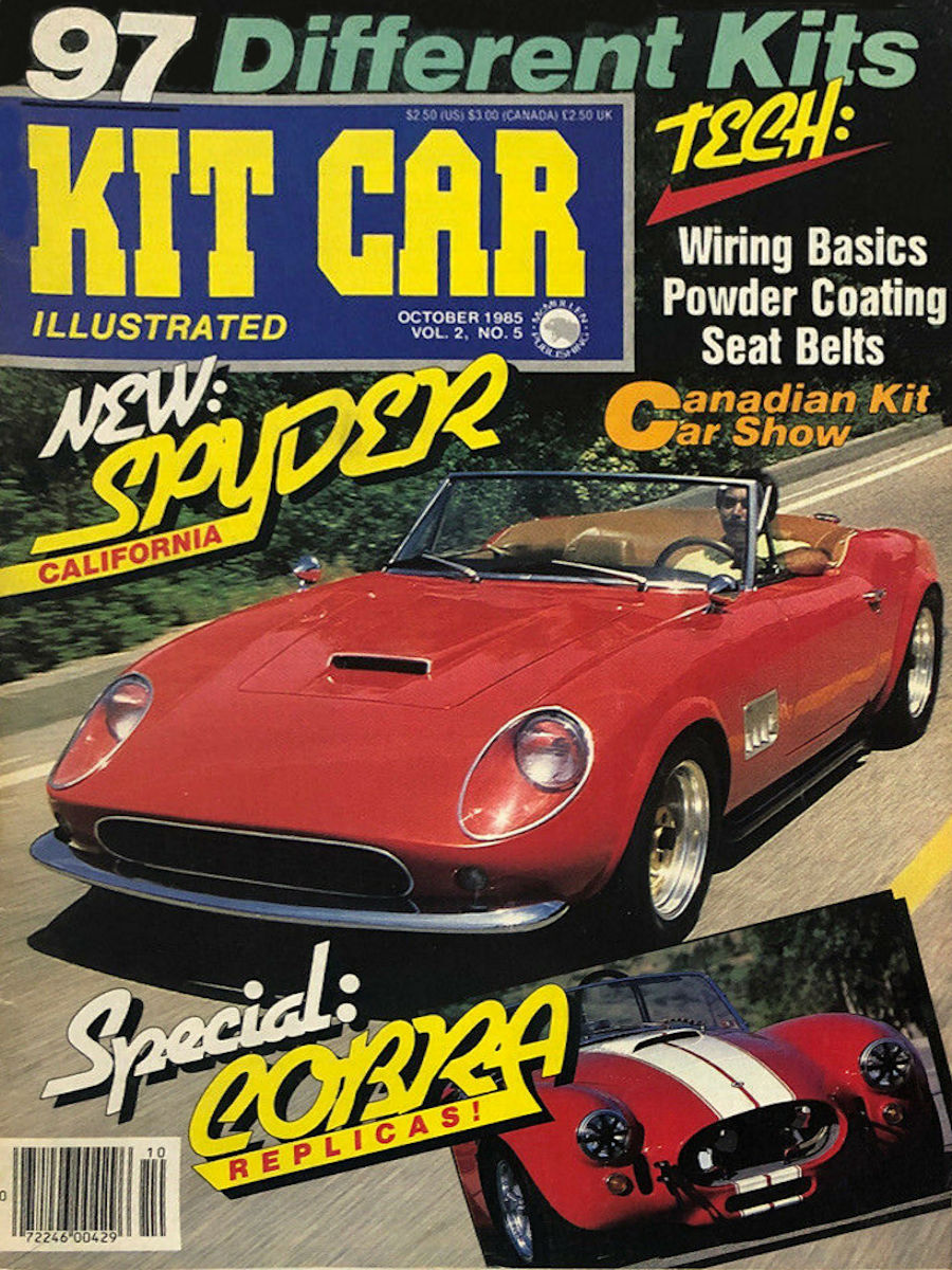 Kit Car Illustrated Oct October 1985 