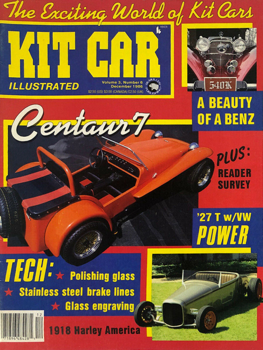 Kit Car Illustrated Dec December 1986 