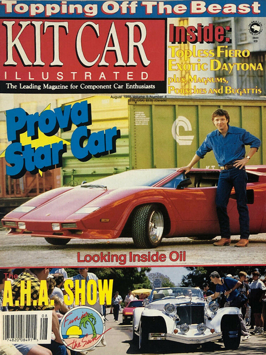 Kit Car Illustrated Aug August 1988 