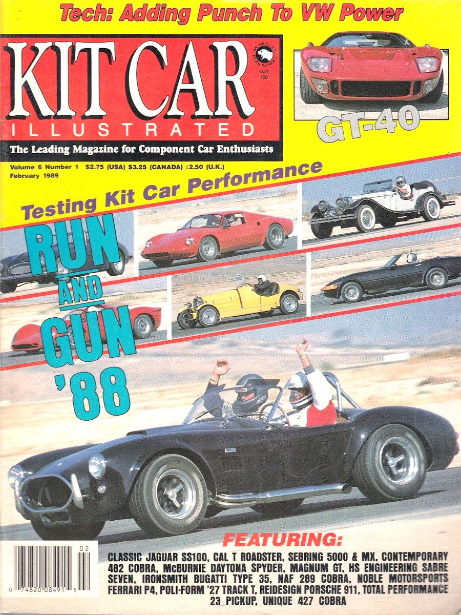 Kit Car Illustrated Feb February 1989 