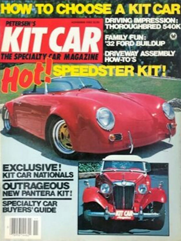 Kit Car Nov November 1982 