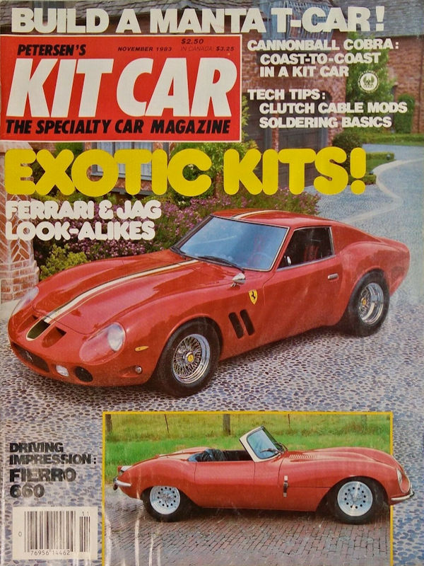 Kit Car Nov November 1983 