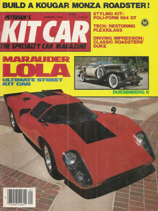 Kit Car Jan January 1984 