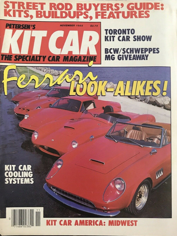 Kit Car Nov November 1985