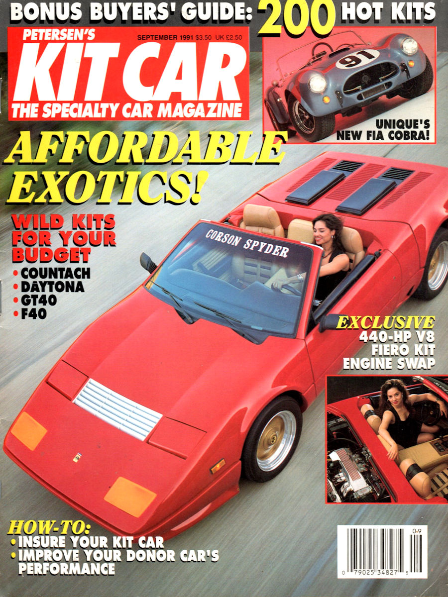 Kit Car Sept September 1991 