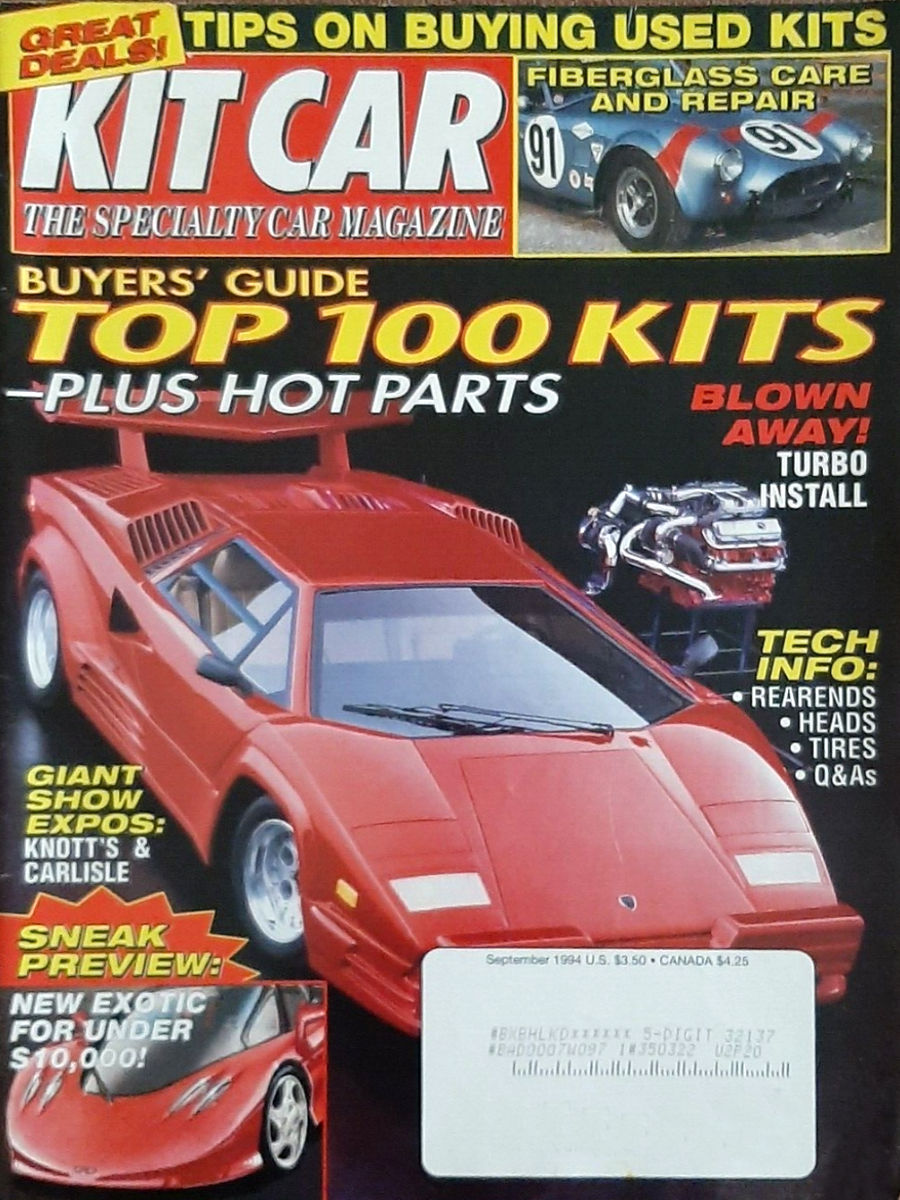 Kit Car Sept September 1994 