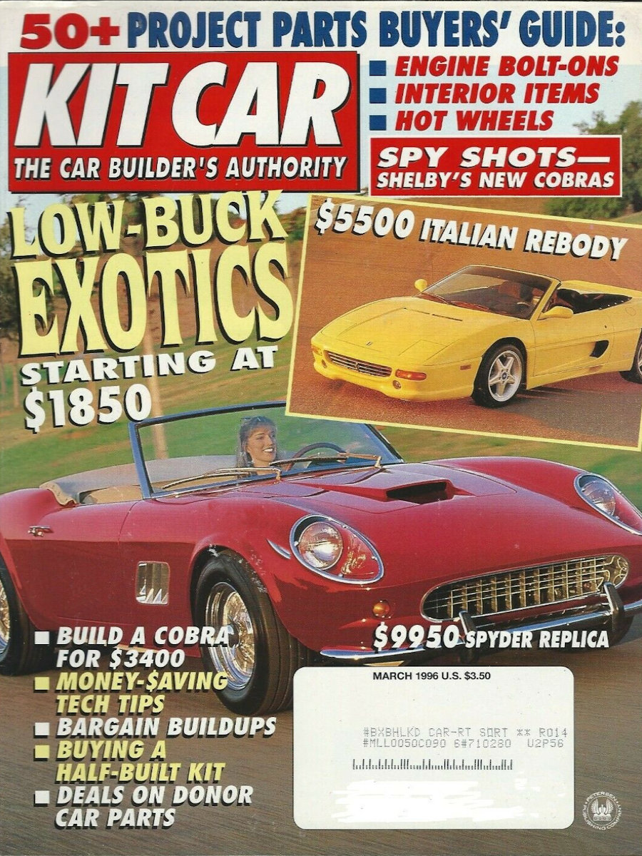 Kit Car Mar March 1996 