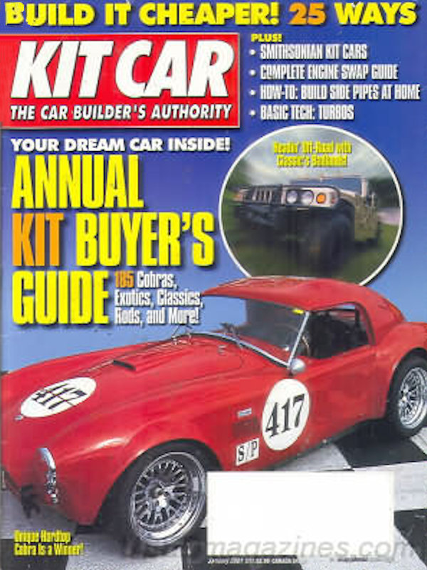 Kit Car Jan January 2001 