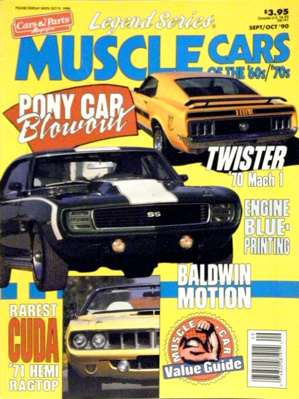 Legend Muscle Cars Sept September October Oct 1990