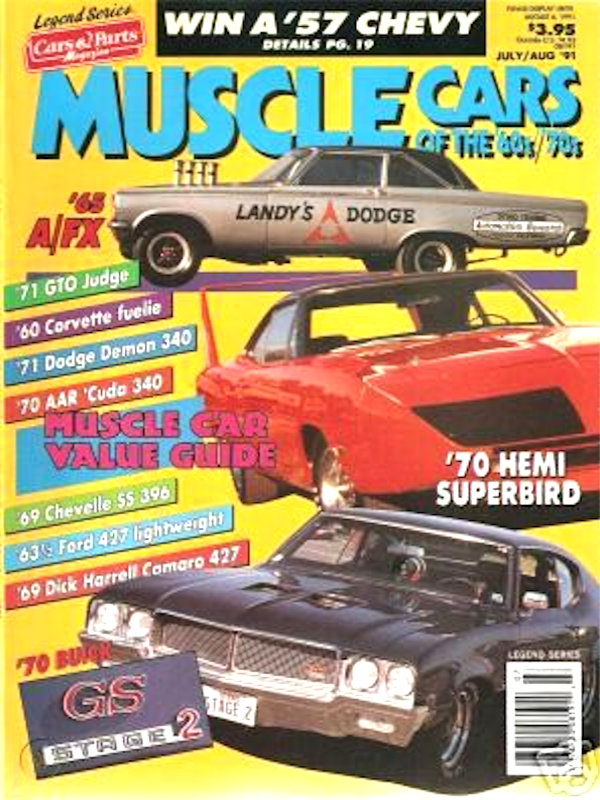Legend Muscle Cars July Aug August 1991