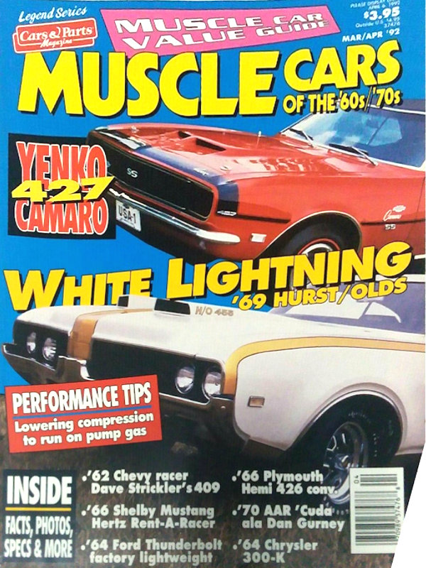 Legend Muscle Cars Mar March April Apr 1992