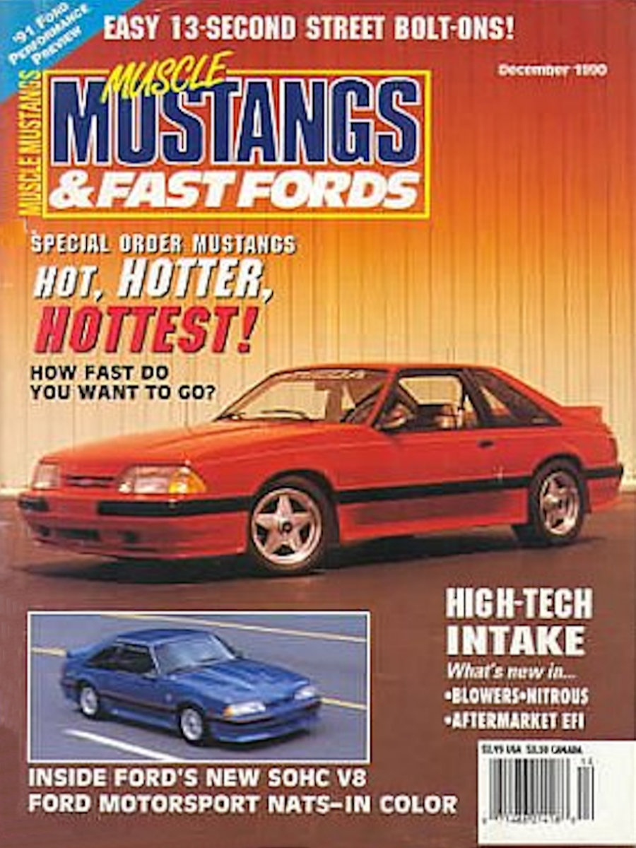Muscle Mustangs Fast Fords Dec December 1990 