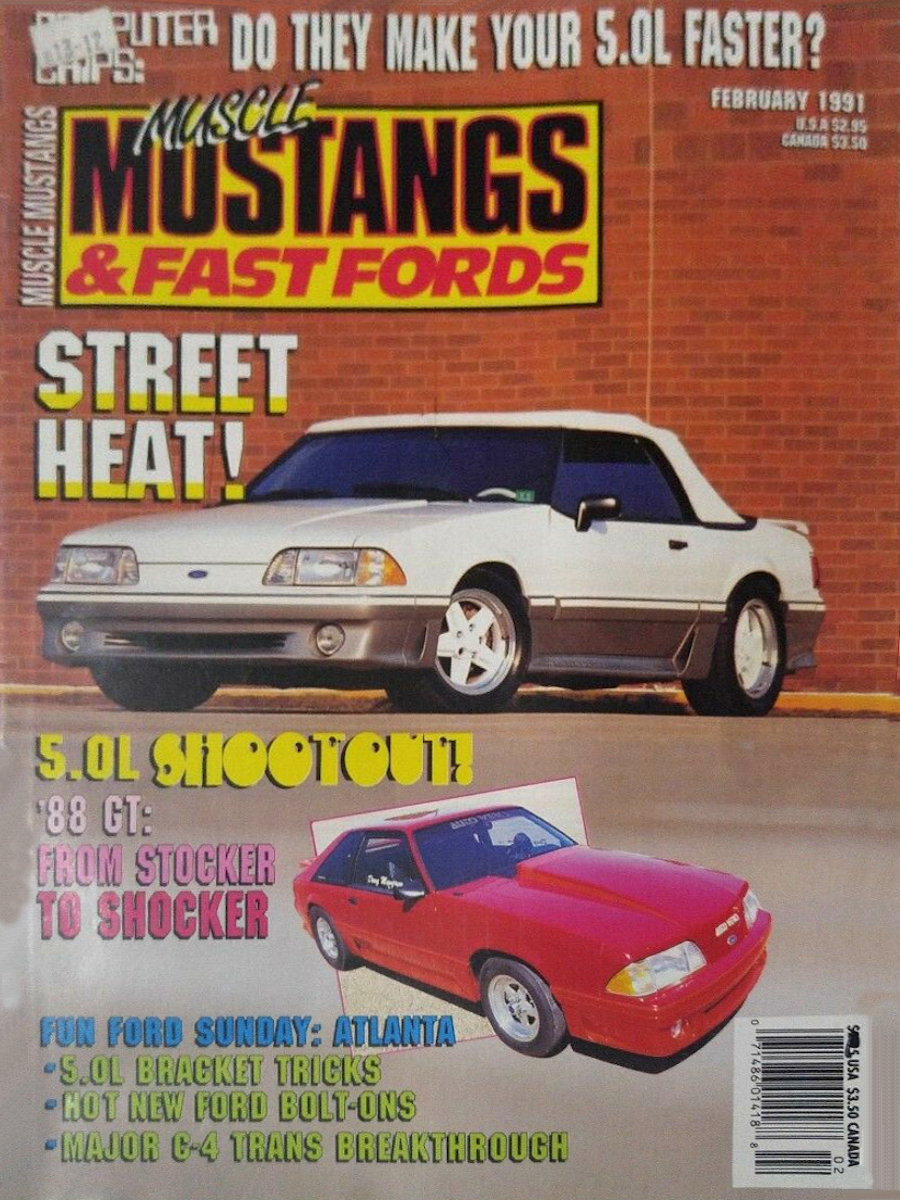 Muscle Mustangs Fast Fords Feb February 1991 