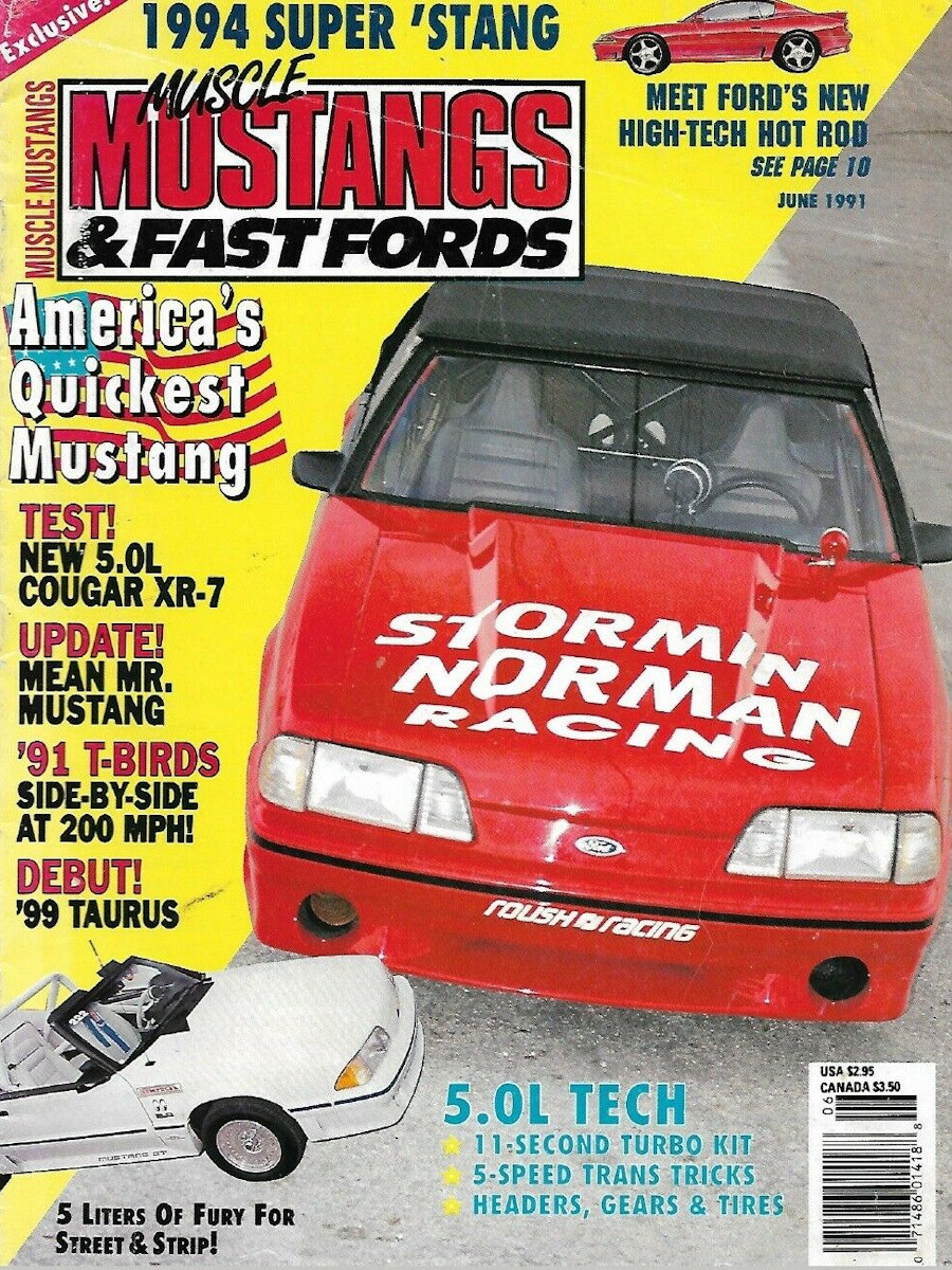 Muscle Mustangs Fast Fords June 1991 