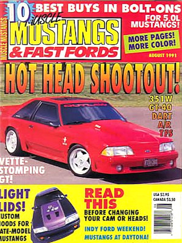 Muscle Mustangs Fast Fords Aug August 1991 