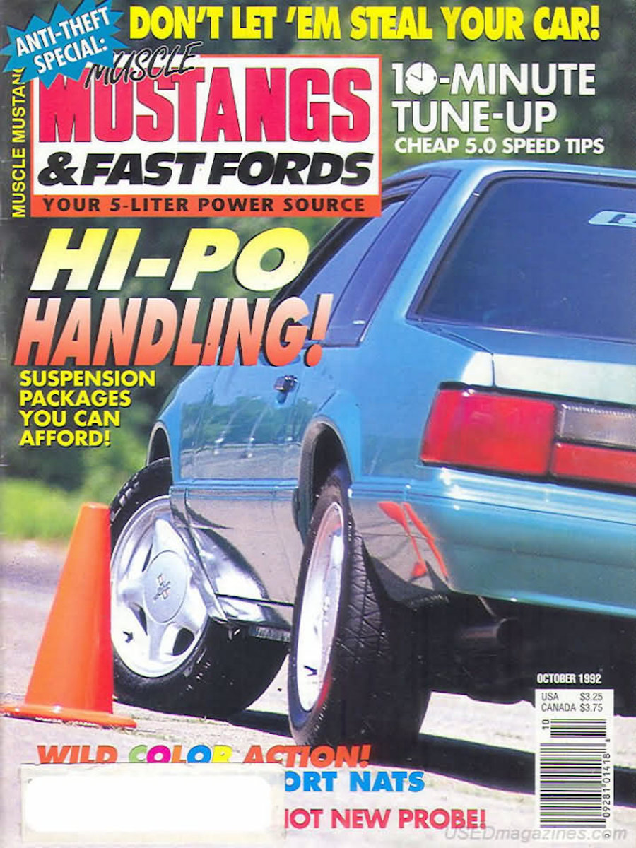 Muscle Mustangs Fast Fords Oct October 1992 