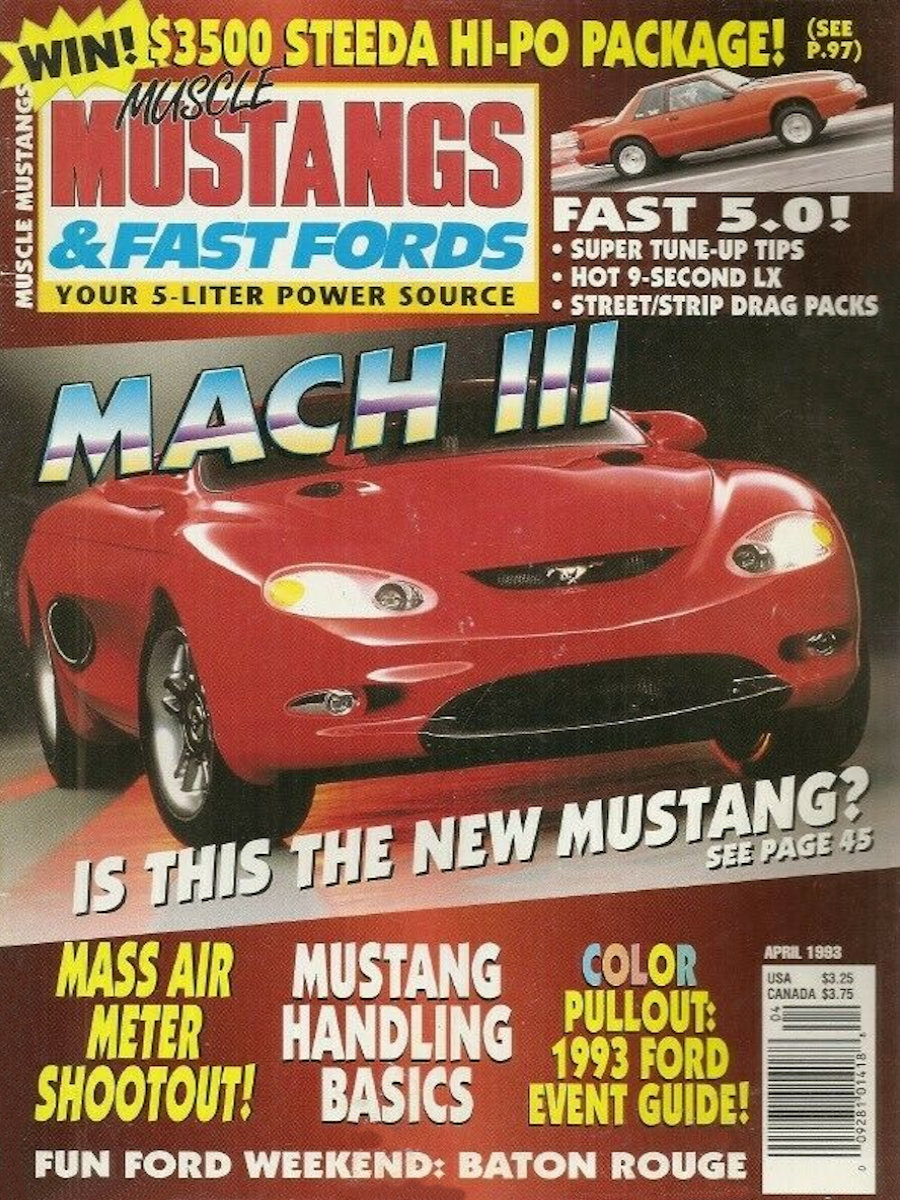Muscle Mustangs Fast Fords Apr April 1993 