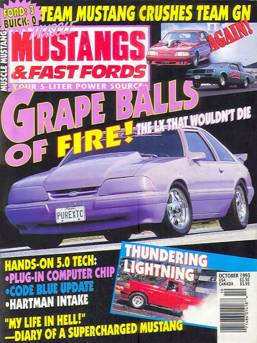Muscle Mustangs Fast Fords Oct October 1993 