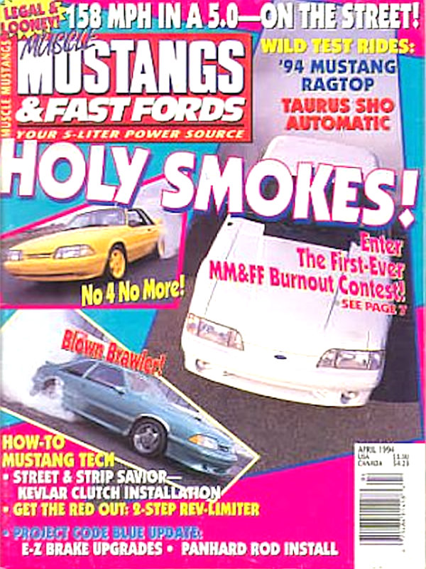 Muscle Mustangs Fast Fords Apr April 1994 