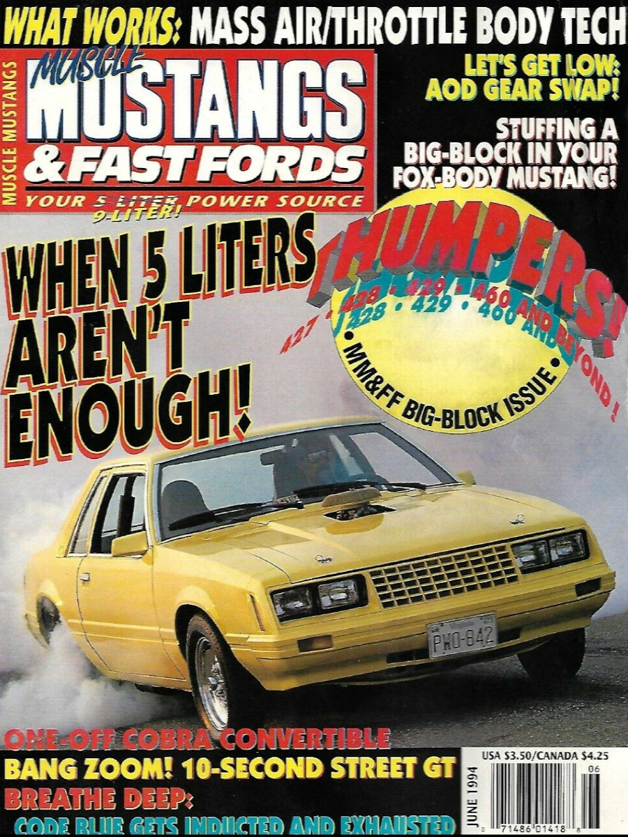 Muscle Mustangs Fast Fords June 1994 