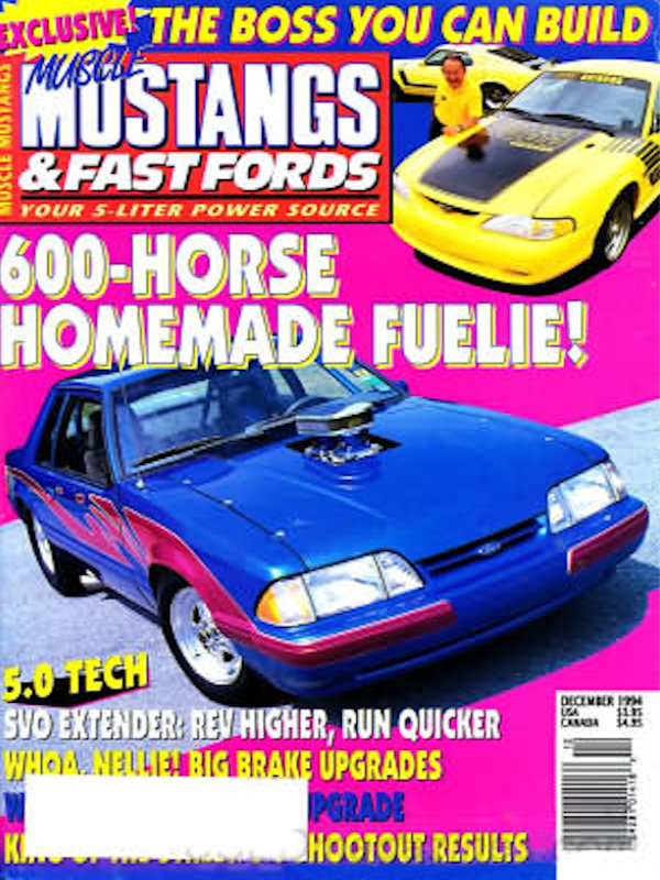 Muscle Mustangs Fast Fords Dec December 1994 