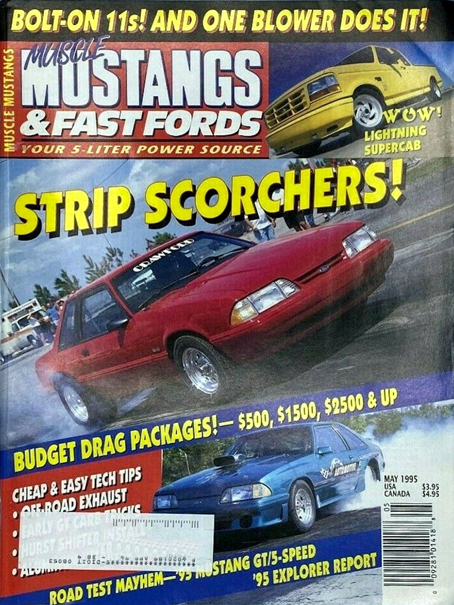 Muscle Mustangs Fast Fords May 1995 