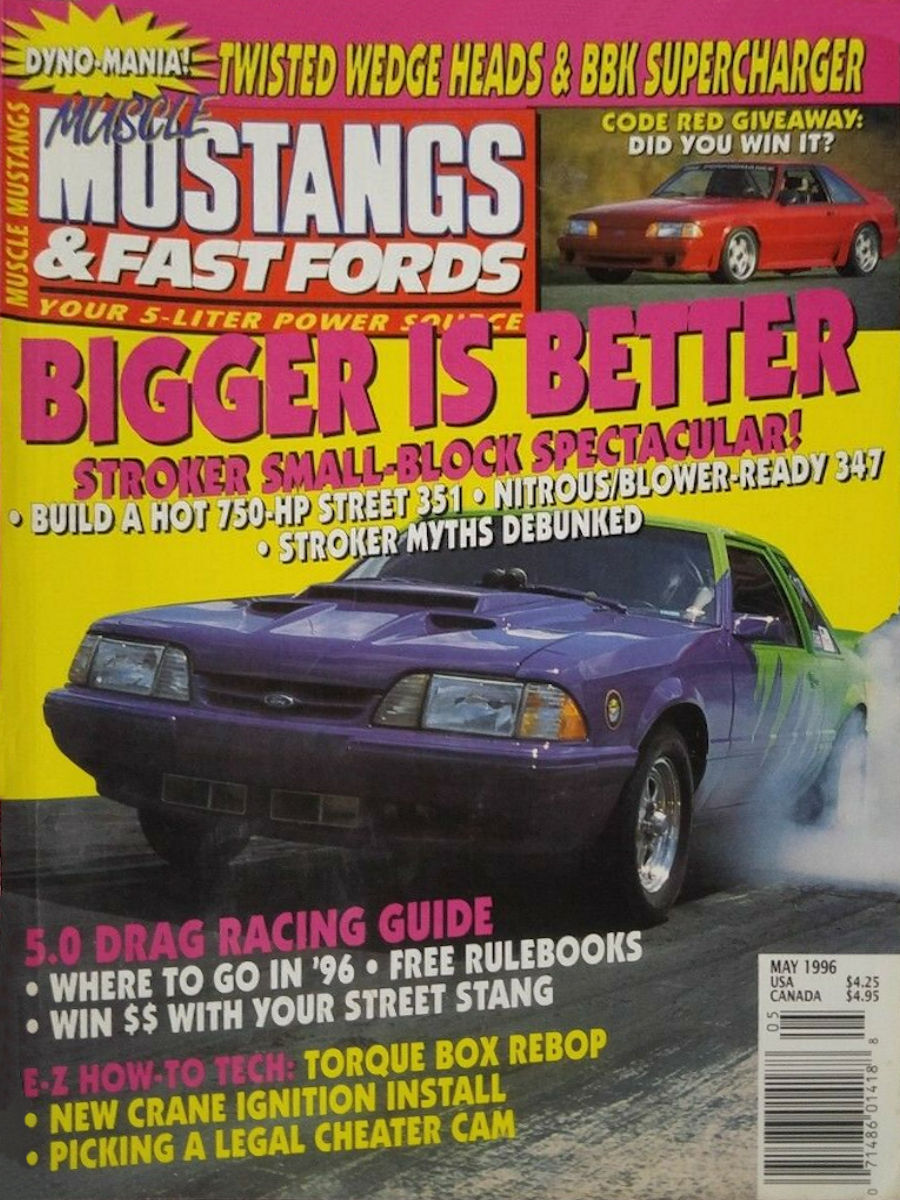 Muscle Mustangs Fast Fords May 1996 