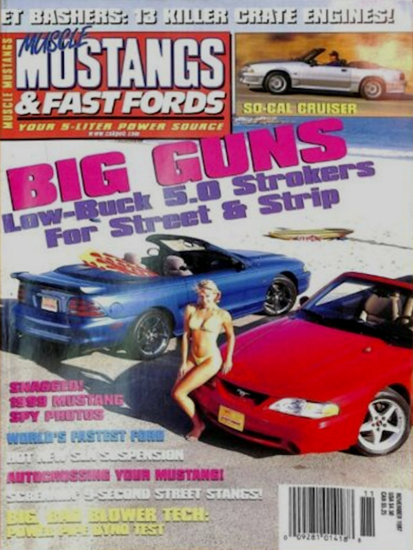 Muscle Mustangs Fast Fords Nov November 1997 