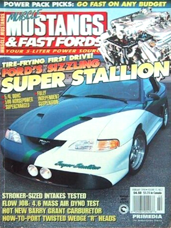 Muscle Mustangs Fast Fords Feb February 1998 