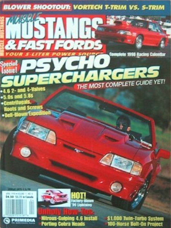 Muscle Mustangs Fast Fords Apr April 1998 