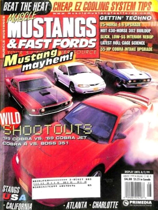 Muscle Mustangs Fast Fords Aug August 1999 