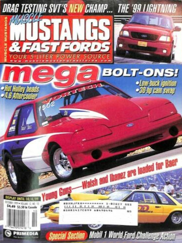Muscle Mustangs Fast Fords Oct October 1999 